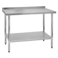 Kintera KEWT3084-2 Work Table w/ Backsplash, Stainless Steel Top, 84 x 30